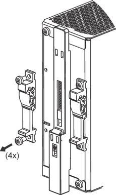 Assembly and Mounting Instructions Complete the following steps to mount the panel mount brackets to a power supply.