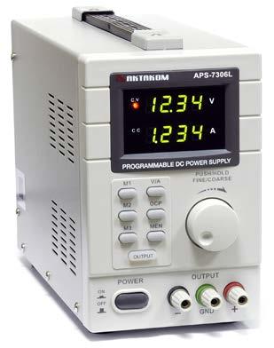 User s Manual PROGRAMMABLE DC POWER SUPPLY APS-7306L