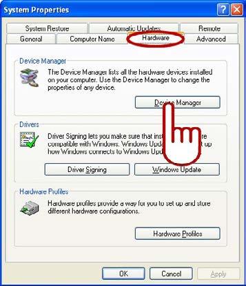 8 There should appear a new unknown USB Device in Device Manager Window.