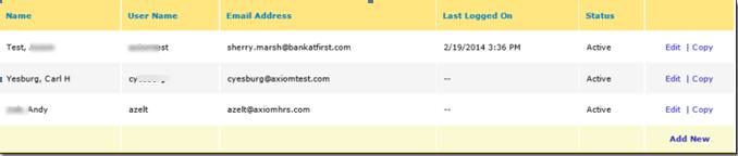 In order for First Financials Corporate Services to create the Link so the user added is able to access Positive Pay from the First Financial online banking web site with single sign on, send