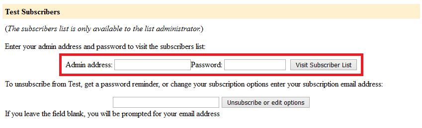 Viewing the membership list Access to the membership list page is limited by the administrator.
