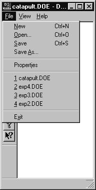 Chapter 1: Getting Started File Menu Click File on the menu bar. The following options will appear: Figure 1-3 The File Open dialog box allows the user to specify which file to open.
