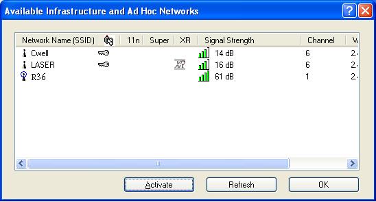If no configuration profile exists for that network, the Profile Management window will open the General tab screen.