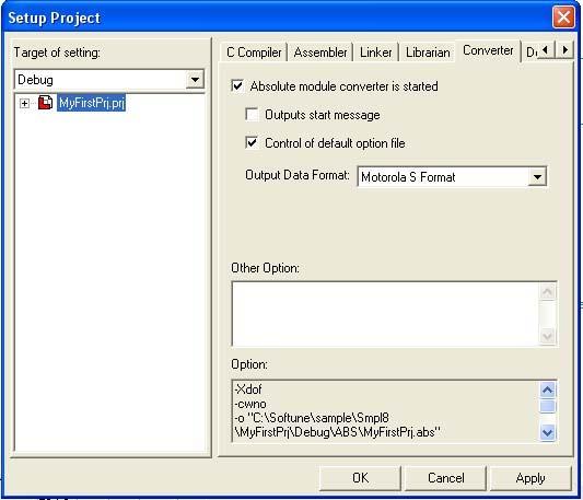 Click on to enable absolute module converter