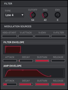 Once you ve recorded it, let s tweak the sound a bit in the Filter section: 1. In Program Edit Mode, click the Type menu in the Filter section, and select a filter.