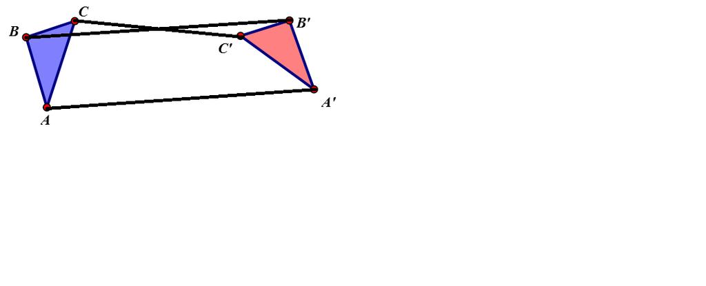 5. ΔABC is congruent to ΔA B C. A student tries to determine which of these single transformations mapped ΔABC onto ΔA B C.