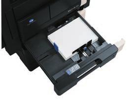 OT-602 Additional Output Tray provides more sorting options. Paper Supply/Cabinet Stand Options OT-602 bizhub PC-108 Paper Feed Cabinet holds up to 500 sheets with additional storage space below.