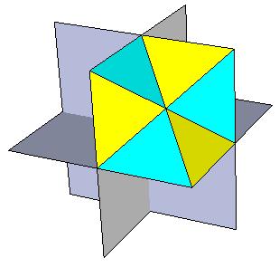 Use the Eraser to remove each edge of each star point. When you re done, you ll get the rhombic dodecahedron.