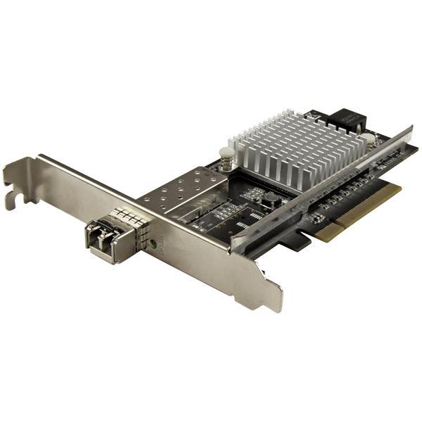 1-Port 10G SFP+ Fiber Optic Network Card - PCIe - Intel Chip - MM Product ID: PEX10000SRI This fiber optic network card delivers reliable, high-performance network connectivity, providing an easy and