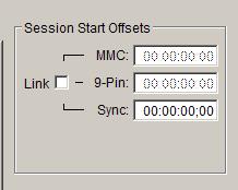 Session Start Offsets With Pro Tools 6 and higher, you can offset the display of incoming time code in the Pro Tools application.