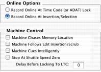 Preferences for Serial Control Mode Preferences are available to specify the following aspects of MachineControl behavior.