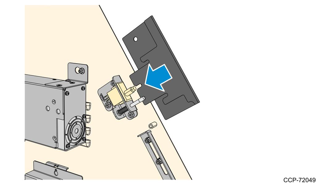 Mount the Drill Jig included in this kit on the mounting studs of the Auto Supervisor Switch