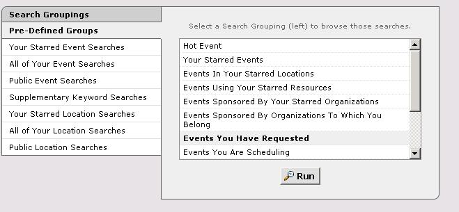 You can also print event details using the links in the Event Options section of the screen that is displayed after saving the event.