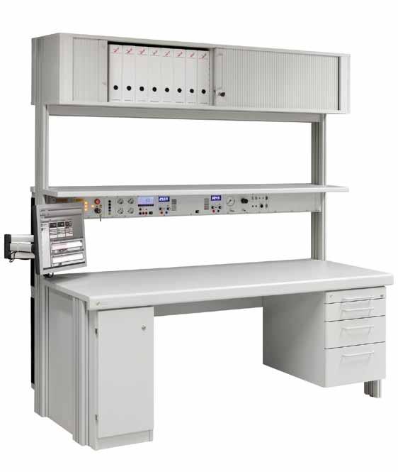 Shelf unit racks Dimensions For racks with terminal technology 821 451 353 Material Shelf racks can be used to store devices and files.