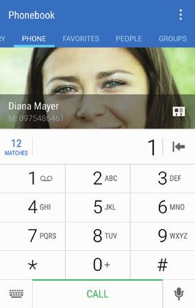 Phone Calls Tap > Phone to open the Phone