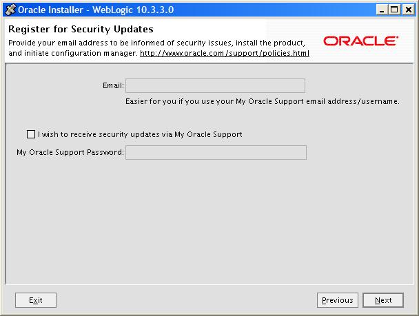 By registering, Oracle Support notifies you immediately of any security updates that are specific to your installation.