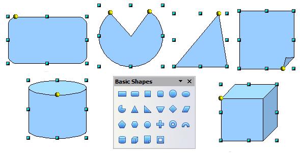 You can use this dialog to round the corners of the usual Draw objects text boxes, legends, rectangles, and squares, as shown in Figure 11.