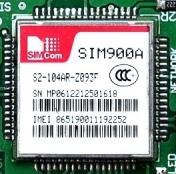 Regulator SIMCom SIM900A GSM Module: This is actual SIM900 GSM module which is manufactured by SIMCom.