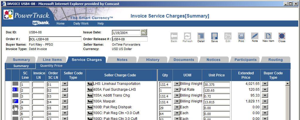 Manage (Edit) Invoices Invoice disputes between the PPSO and TP will be resolved in the SDDC CWA system.
