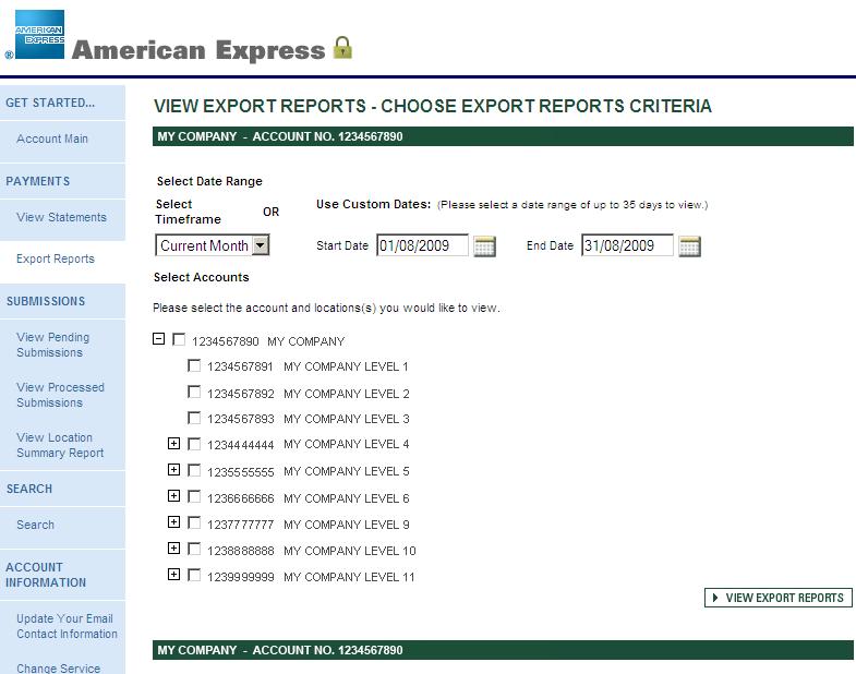 Export Reports The Export Reports feature allows you to download your payment data to your PC for use with your spreadsheet or financial management application.