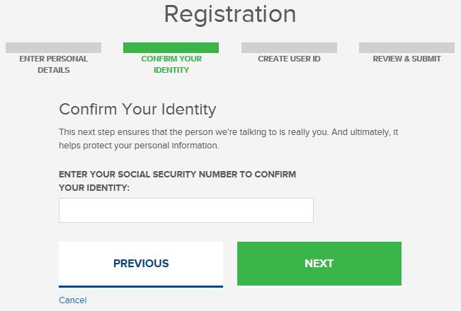 i. Enter your personal details in each of the fields on the Enter Personal Details tab and click Next.