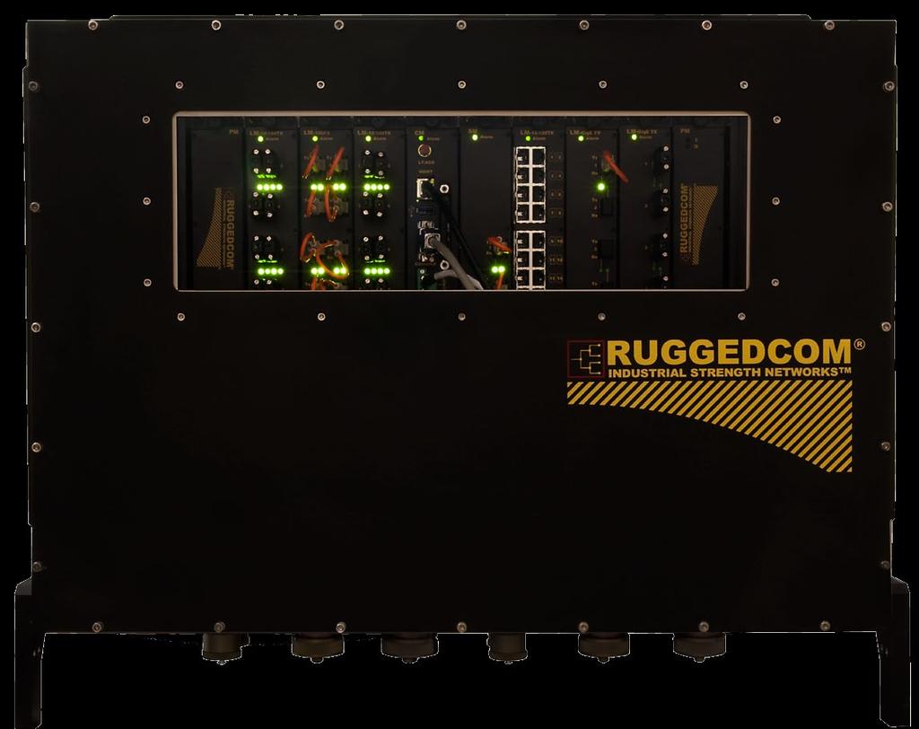 Order your RuggedBackbone MX5000 pre-installed and cabled within the RuggedEnclosure for the industry s most complete MIL-STD Ethernet switch offering.