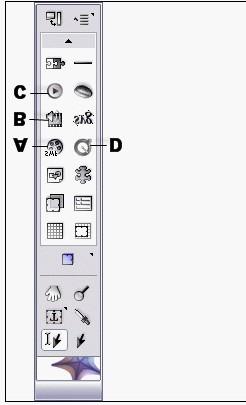 A. A B. B C. C D. D 14. You have a rollover button selected in Layout view. You want to put a customized message in the status bar of the browser when the button is rolled over. What should you do?