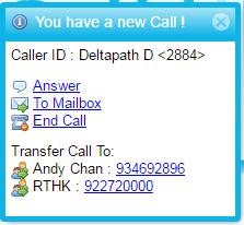 I. Call Alert Box and Call Panels 1.