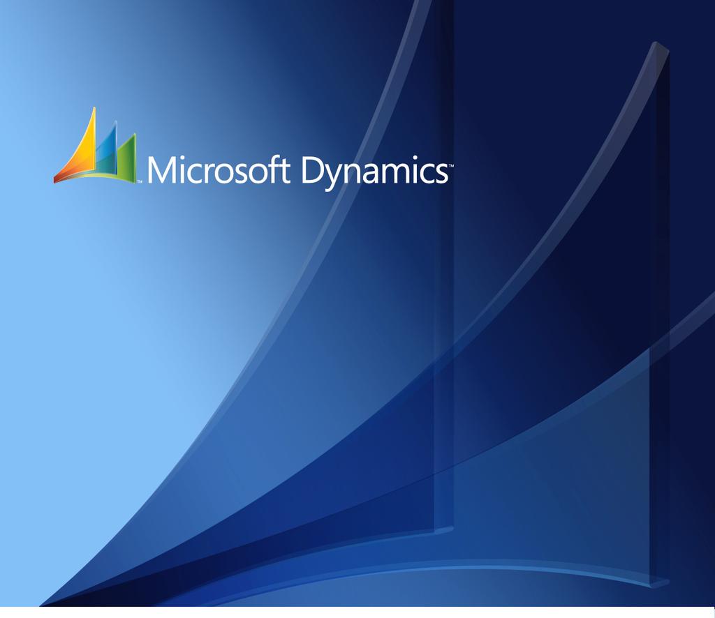 Microsoft Dynamics GP Release 10.