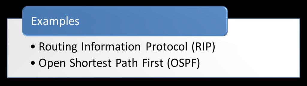 Interior Router Protocol (IRP) Interior Gateway Protocol