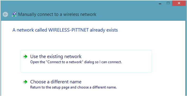 2. Click Network and Sharing Center. 3. Click Set up a new connection or network. 4. Select Manually connect to a wireless network, then click Next. 5. Enter the following settings, then click Next.