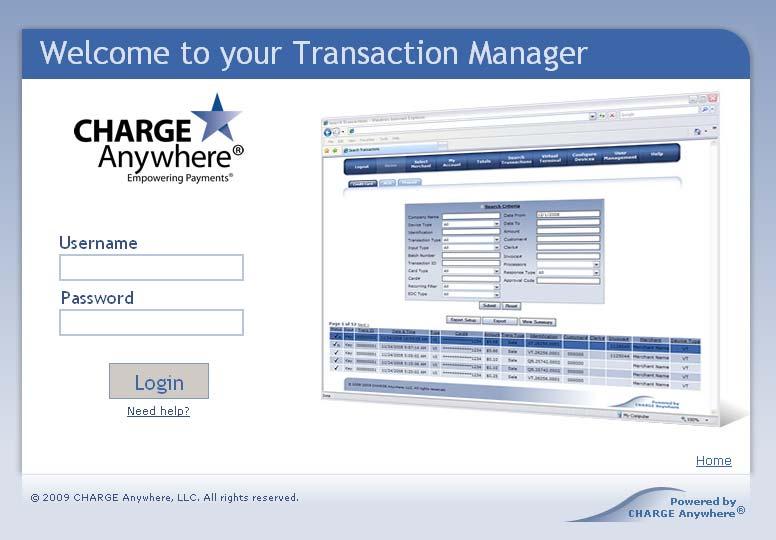 1 PURPOSE This Standard Work Practices (SWP) defines the procedures for setting up the Donation Cart in Transaction Manager on ComsGate, CHARGE Anywhere s Level 1 PCI compliant Payment Gateway.