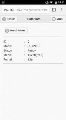SETTINGS Top menu : System ready ORDER INFO Order Number: It shows the order ID number. Order Date: The system date and clock when the order was receved.