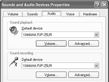 select [Start] - [Control Panel]. 2 Click "Sounds, Speech, and Audio Devices". 3 Click "Sounds and Audio Devices".