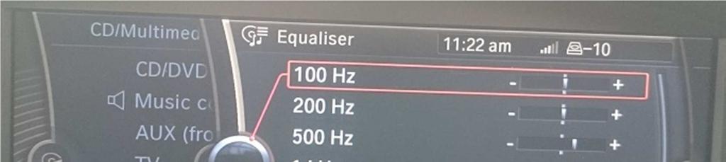 vehicles contain the ability to have a 7 band eq.