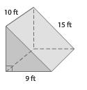 Make sure to label the correct units. Example 2: Find the volume of the prism.