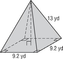 Geometry 12.5 Worksheet Name: Find the volume of each pyramid or cone.