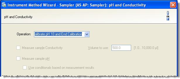 Complete the wizard and save the instrument method or program. Assign a name that identifies it as the ph 4 