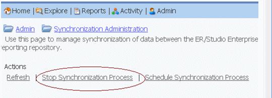 ADMINISTRATOR S GUIDE > ADMINISTRATIVE TASKS Each synchronization process has its own directory called log_<timestamp>, such as <installdir>\etlvar\log\log_20081119210946.