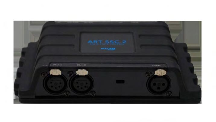 Chapter 1 Introduction The ART SSC 2 is a DMX-512 lighting controller designed for (semi-)permanent installations.