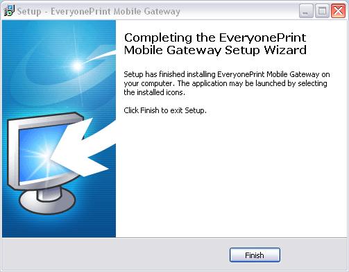 3. Install and configure EveryonePrint Mobile Gateway An EveryonePrint Mobile Gateway must be installed on a server which is on the same subnet as the ios mobile devices. 3.