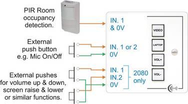 In the application below using a PIR detector, note that some PIR s use a transistor as the output, which does not pull fully to 0V when activated.