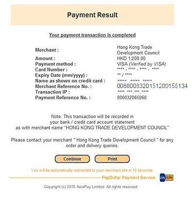 (i) Payment approved Continue will redirect you to the Summit registration page and continue the