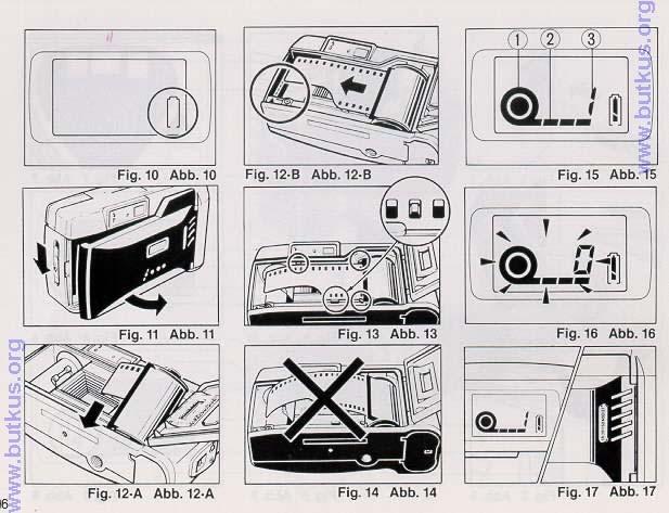 LOADING THE FILM Always avoid direct sunlight when loading the film. 1. Push the Back Cover Latch downwards to open. (Fig. 11) 2.
