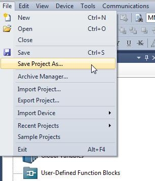 Chapter 3 Create and Save a Connected Components Workbench Project Save Your