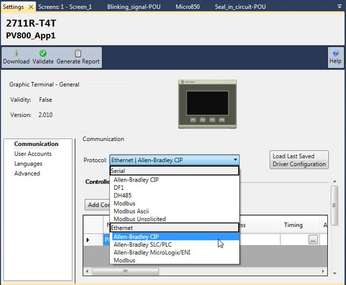 Chapter 13 PanelView 800 HMI Design Using Connected Components Workbench 4.