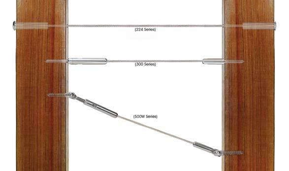 Cable Railing Overview Cable Railing for Wood Railing Systems Framework for Cable Railing Guidelines for proper installation of the ADI cable railing system by Ultra-tec Use minimum 4x4 wood posts.