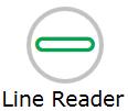 Toolbar Buttons OFF ON The line reader tool highlights text for students as they read. To activate the tool, students will click the [Line Reader] button.