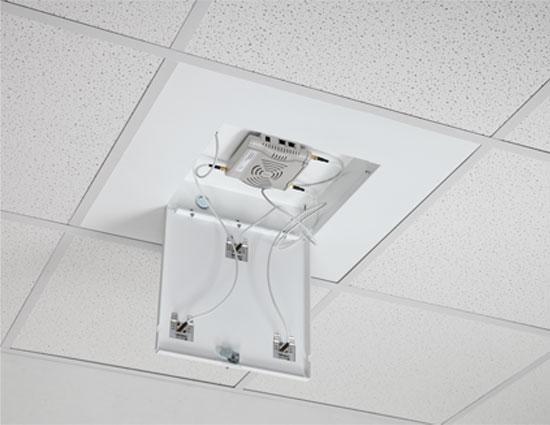 Model 1052 AN Suspended Ceiling Enclosure The Model 1052 AN wireless LAN access point enclosure is a locking, 2 x 2 ceiling tile enclosure designed specifically for the Aruba Networks access points
