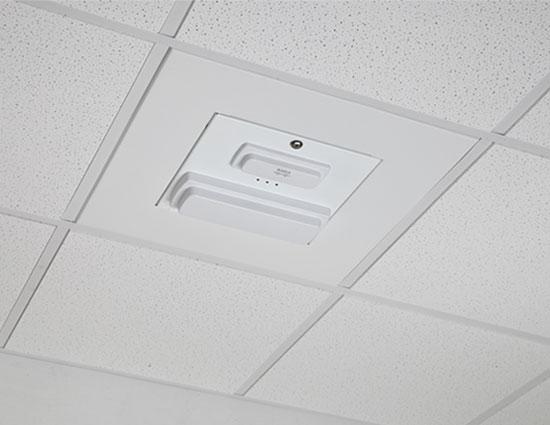 Model 1053 T Suspended Ceiling Enclosure The Model 1053 T wireless LAN access point enclosure is a locking 2 x 2 ceiling tile enclosure designed specifically for the Cisco 1250, 1260, 3500e, and